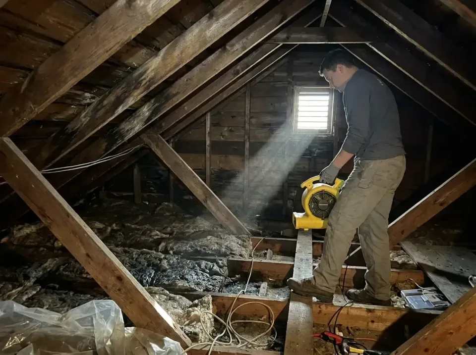 attic-water-damage-drying-proc-007 — frequently asked questions, Emergency Water Extraction & 24/7 Flood Response in Eaton,…